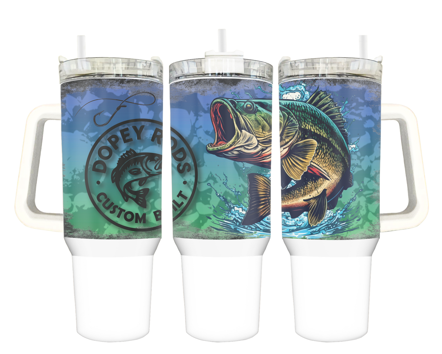 40oz “Dopey Rods” Tumbler – Built for the Bold multiple color options